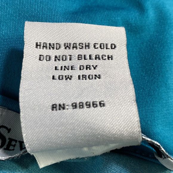 Seventh Avenue Dress Womens Size XL Empire Waist A-Line Stretch Asymmetrical Hem - Picture 10 of 10